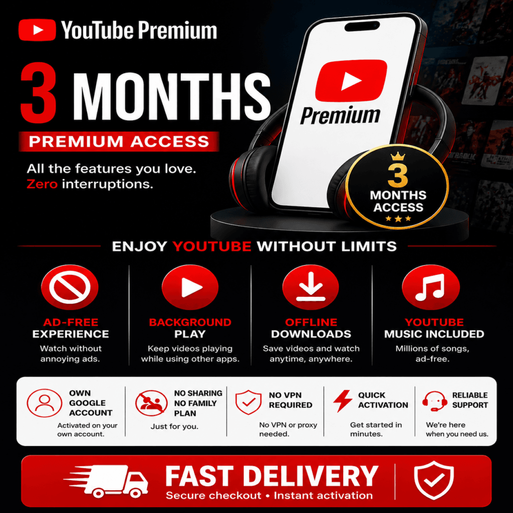 YouTube Premium — 3-Month Redemption Link
